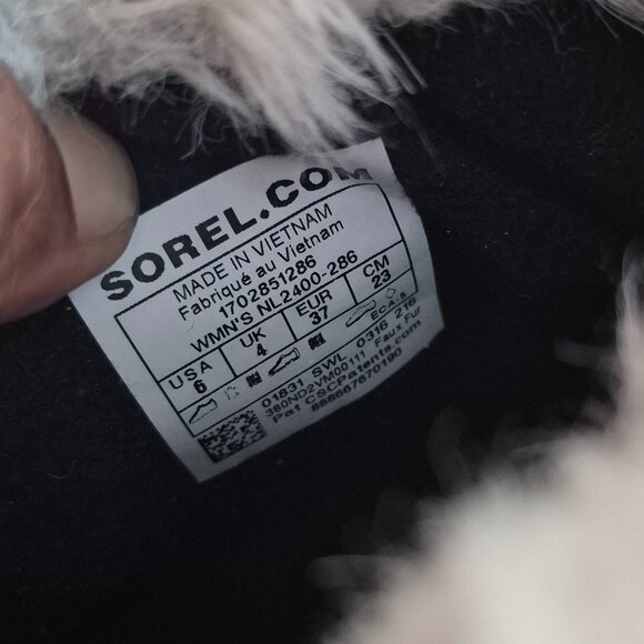 EUC Sorel Winter Boots Women 6 EU 37 *Minor stains* - Picture 7 of 7